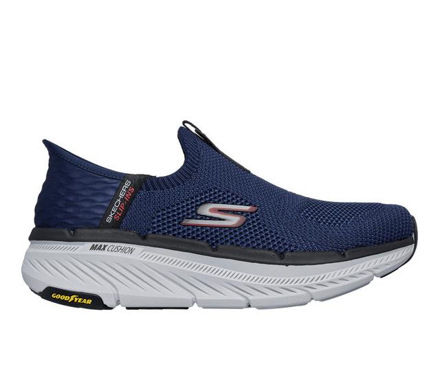 Men's Skechers Go Max Cushion Premium 220839 Slip-On Shoes in Navy color