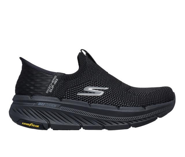 Men's Skechers Go Max Cushion Premium 220839 Slip-On Shoes in Black color