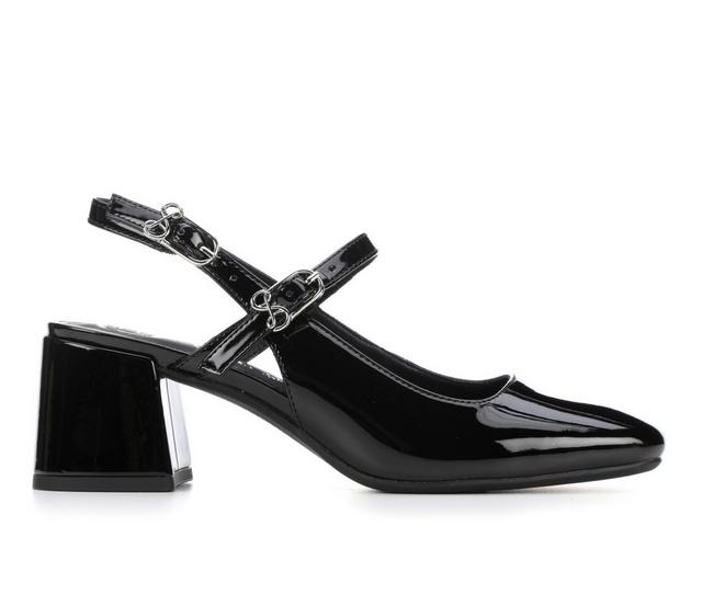 Women's Sam & Libby Grace Pumps in Black Patent color