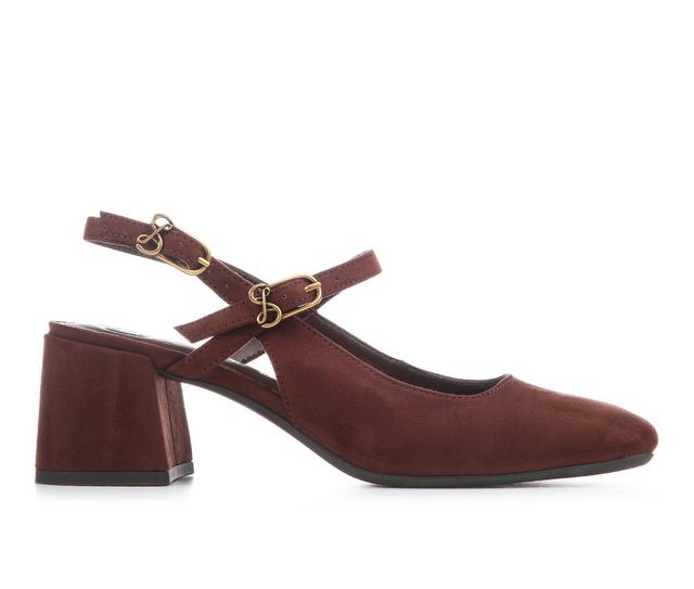 Women's Sam & Libby Grace Pumps in Chocolate color