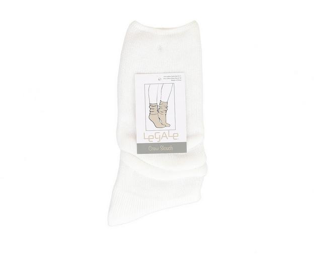 LEGALE Tissue Weight Slouch Socks Socks in IVORY color