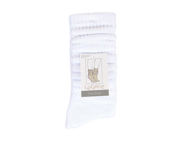 LEGALE Classic Slouch Socks Socks in White color