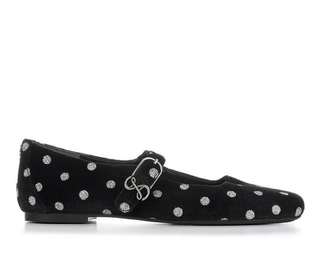 Women's Sam & Libby Fredi Flats in Black Velvet color