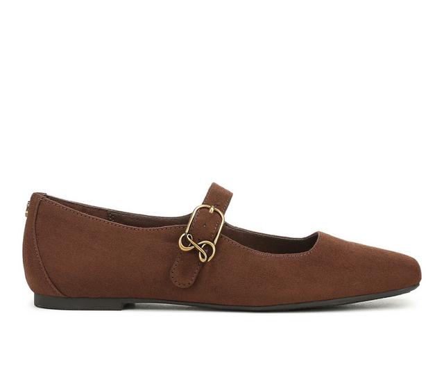 Women's Sam & Libby Fredi Flats in Chocolate color