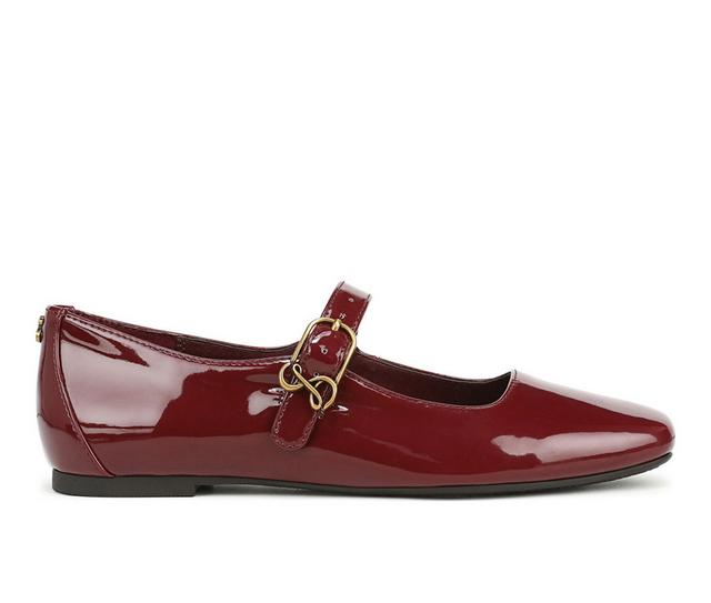 Women's Sam & Libby Fredi Flats in Swiss Mahogany color