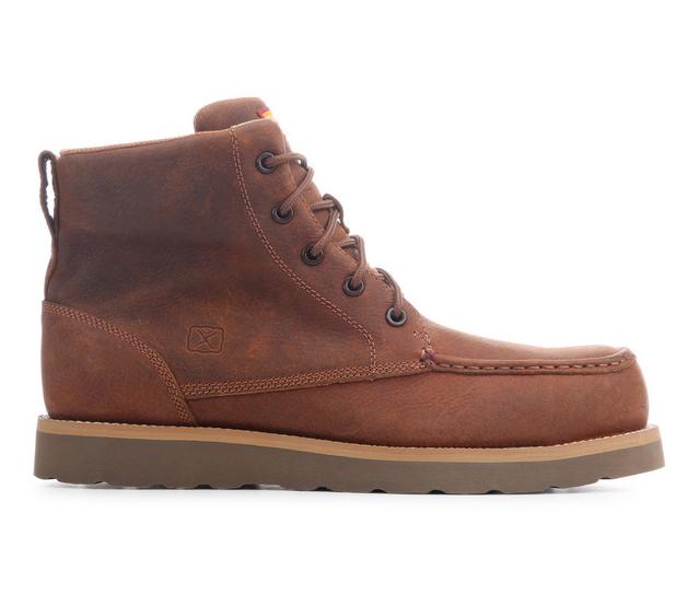 Men's TWISTED X 6" Work Wedge Sole Boot Work Boots in Rawhide color