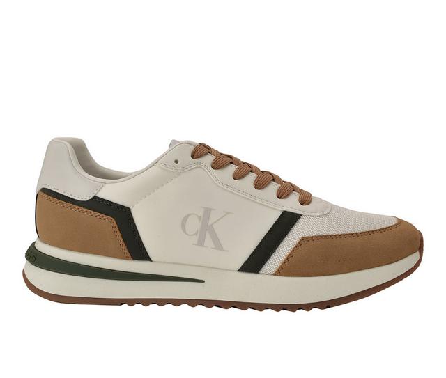 Men's Calvin Klein Picio Sneakers in Natural/white color