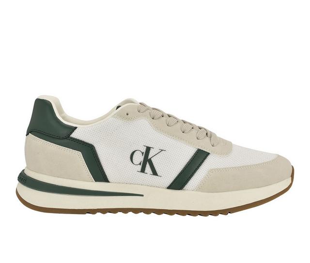 Men's Calvin Klein Picio Sneakers in White Multi color