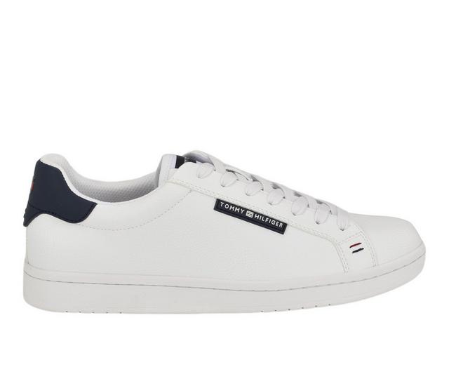 Men's Tommy Hilfiger Landis Casual Shoes in White/Navy color