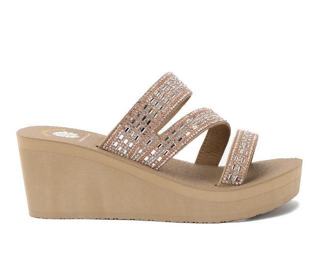 Women's Yellow Box Witley Sandals in Taupe color