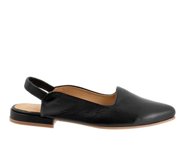 Women's Bueno Indie Slingback Mules in Black color