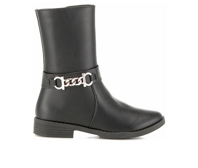 Women's Henry Ferrara Charm-509 Mid Calf Boots in Black color