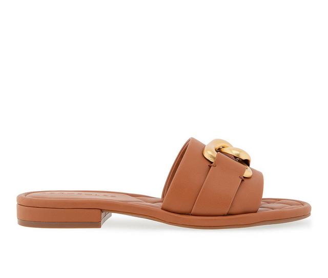Women's Aerosoles Big Charm Sandals in Tan color