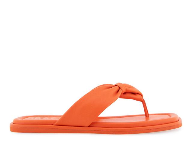 Women's Aerosoles Bond Flip-Flops in Mandarin Orange color