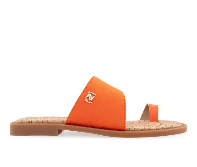 Women's Aerosoles Carder Flip-Flops in Mandarin color