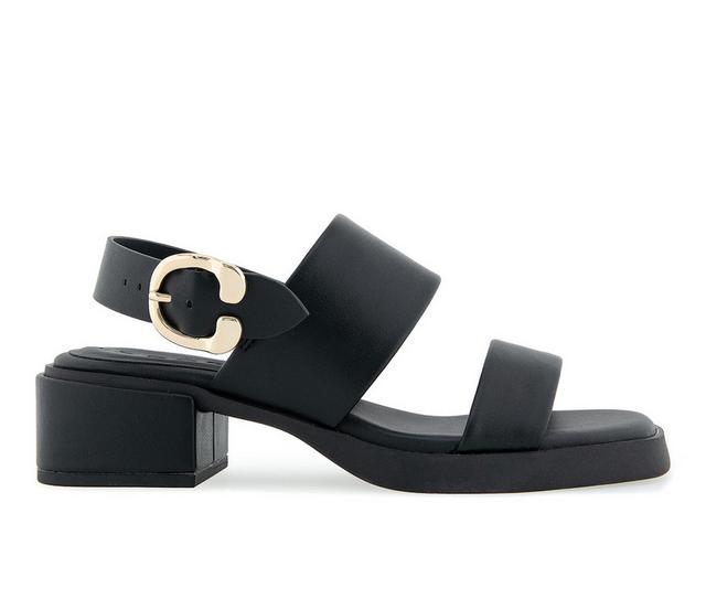 Women's Aerosoles Dove Dress Sandals in Black color
