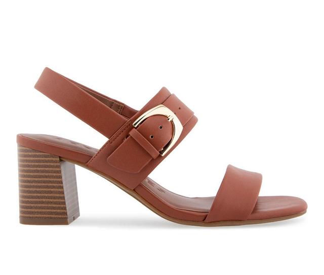 Women's Aerosoles Ellazia Dress Sandals in Ginger Bread color