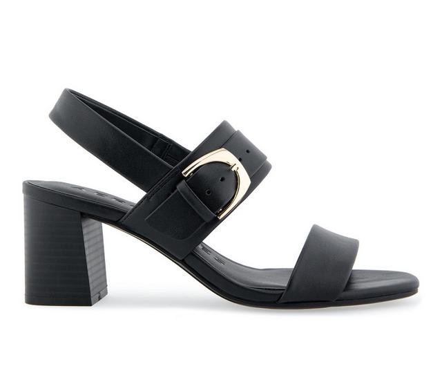 Women's Aerosoles Ellazia Dress Sandals in Black color