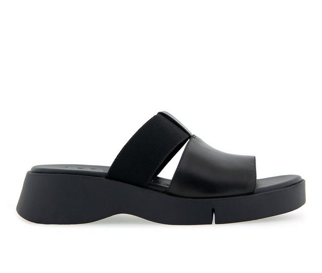 Women's Aerosoles Franklin Wedge Sandals in Black Combo color