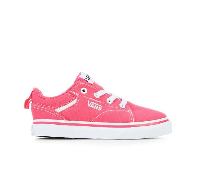 Girls' Vans Infant & Toddler Seldan Sneakers in Pink/White color