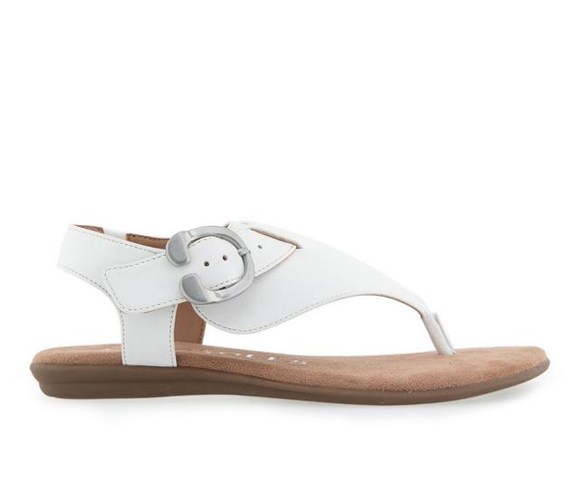 Women's Aerosoles Isa Sandals in White color
