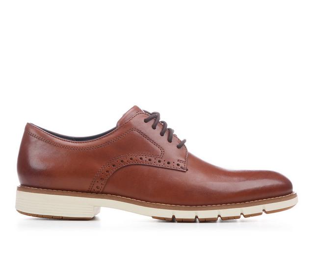 Men's Cole Haan Flexgrand + Plain Toe Oxford Dress Shoes in British Tan color