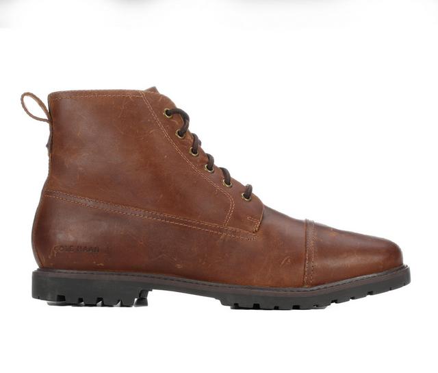 Men's Cole Haan Grand+ Lug Boots in British Tan color