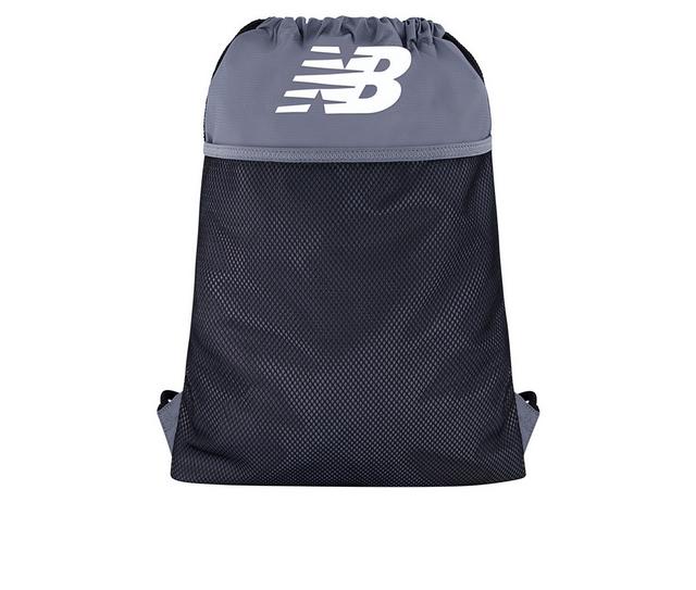 New Balance 17.5" Core Sackpack Drawstring in Gunmetal color