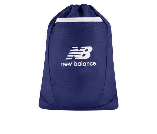 New Balance Flying Logo 17.5" Drawstring Bag in Navy color