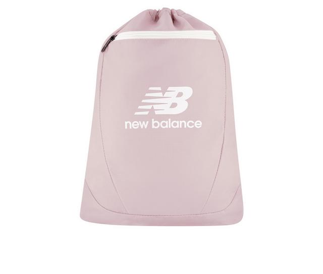 New Balance Flying Logo 17.5" Drawstring Bag in Blush color