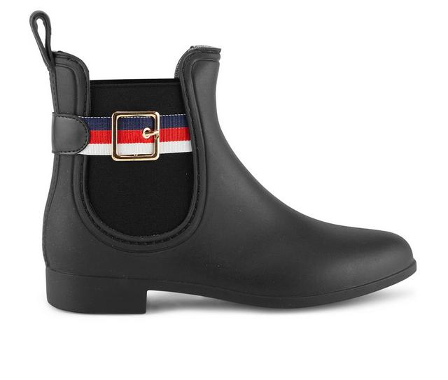 Women's Henry Ferrara Clarity-10 Rain Boots in Black Matt color