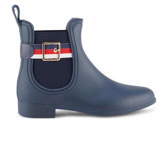 Women's Henry Ferrara Clarity-10 Rain Boots in Navy Matt color
