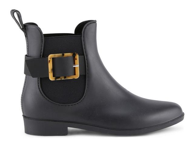 Women's Henry Ferrara Clarity-70 Rain Boots in Black Matt color