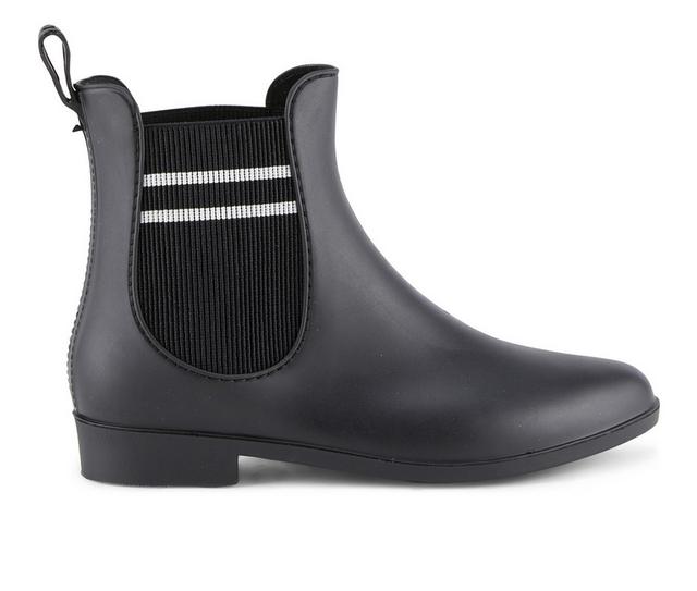 Women's Henry Ferrara Clarity-72 Rain Boots in Black Matt color