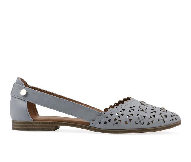 Women's White Mountain Nobler Flats in Blue Raspberry color