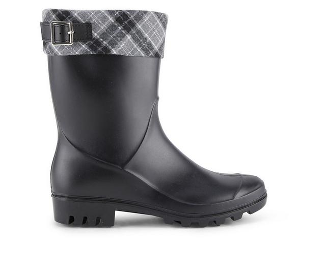 Women's Henry Ferrara Dry Land Rain Boots in Black color