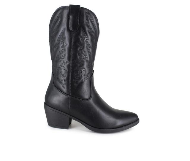 Women's Unionbay Dolly Western Boots in Black color