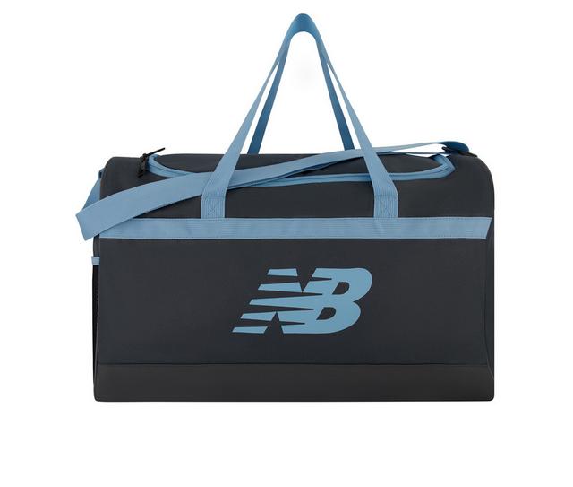 New Balance Team Duffel Small in Grey/Blue color