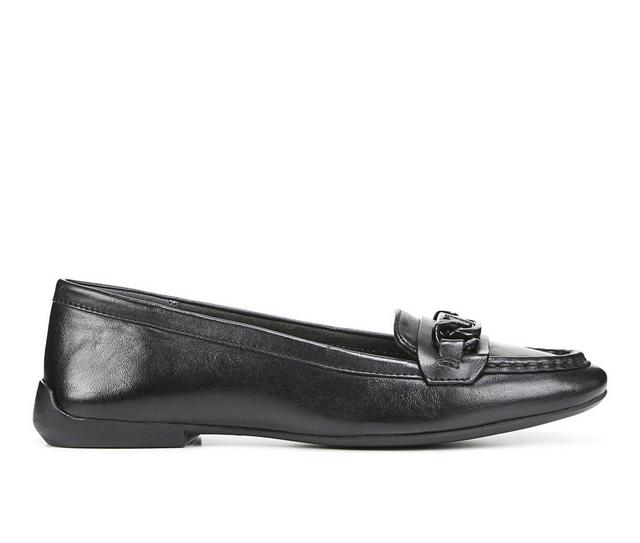 Women's Franco Sarto Farah Loafers in Black Leather color