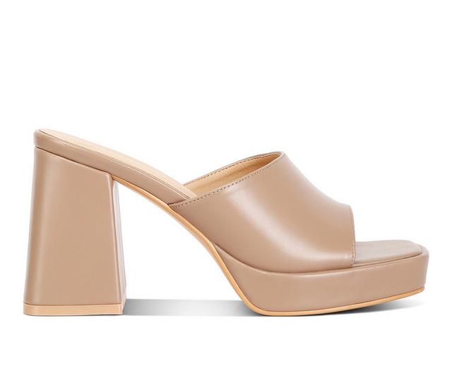 Women's London Rag Flexes Dress Sandals in Taupe color
