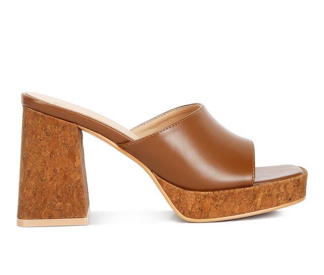 Women's London Rag Flexes Dress Sandals in Tan color