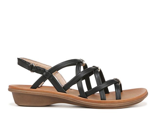 Women's Soul Naturalizer Sierra Sandals in Black Smooth color