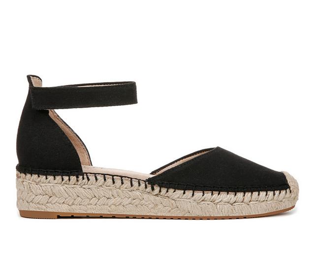 Women's Soul Naturalizer Wren Espadrille Wedges in Black canvas color
