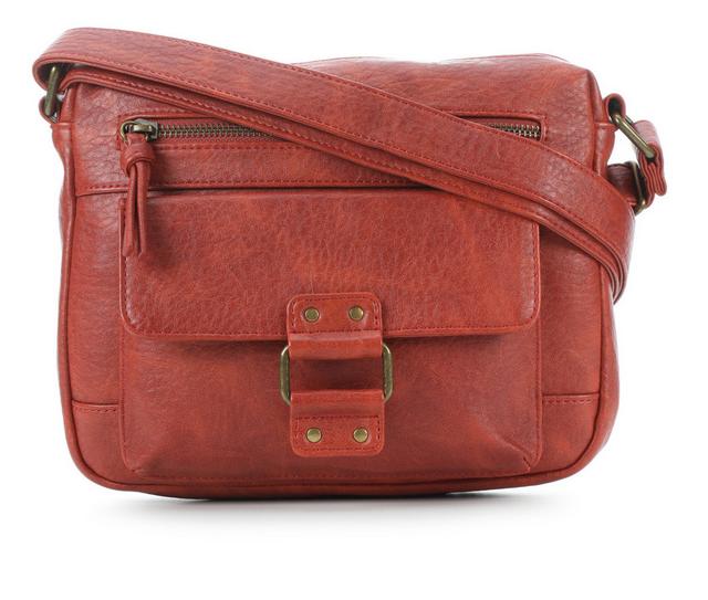 Bueno Of California Tab Pocket Crossbody in BURNT ORANGE color