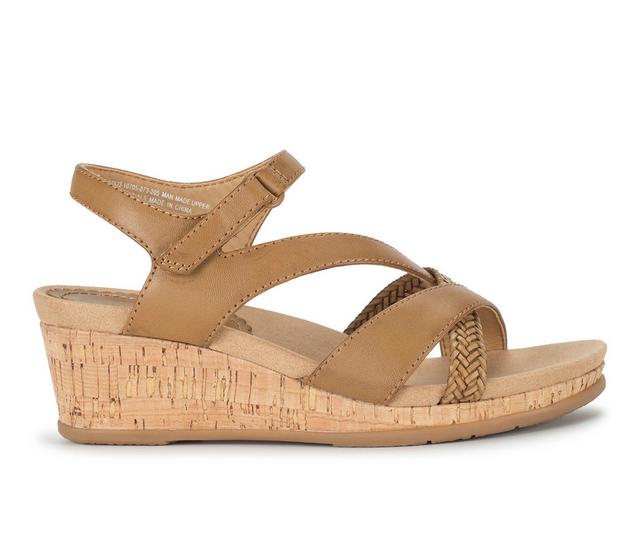 Women's Baretraps Farah Wedge Sandals in Caramel color