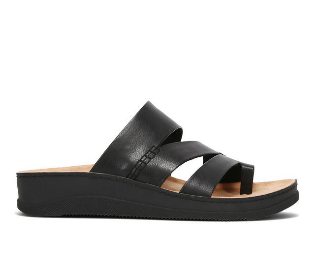 Women's Baretraps Fresha Wedge Sandals in Black color