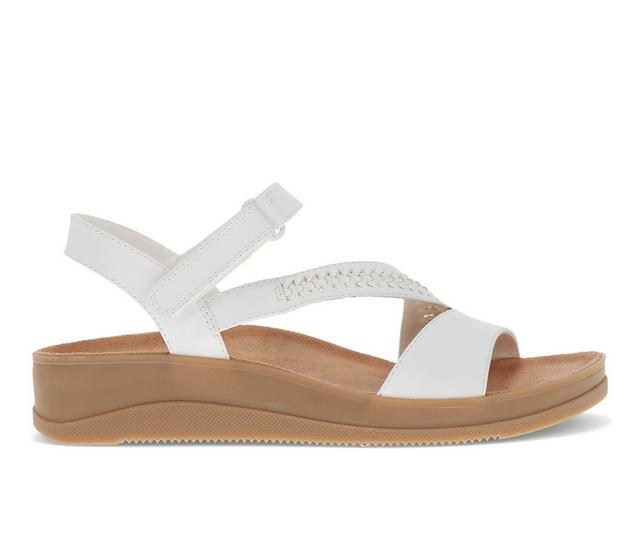 Women's Baretraps Frolick Wedge Sandals in White color
