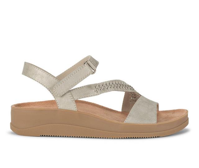 Women's Baretraps Frolick Wedge Sandals in Champagne color