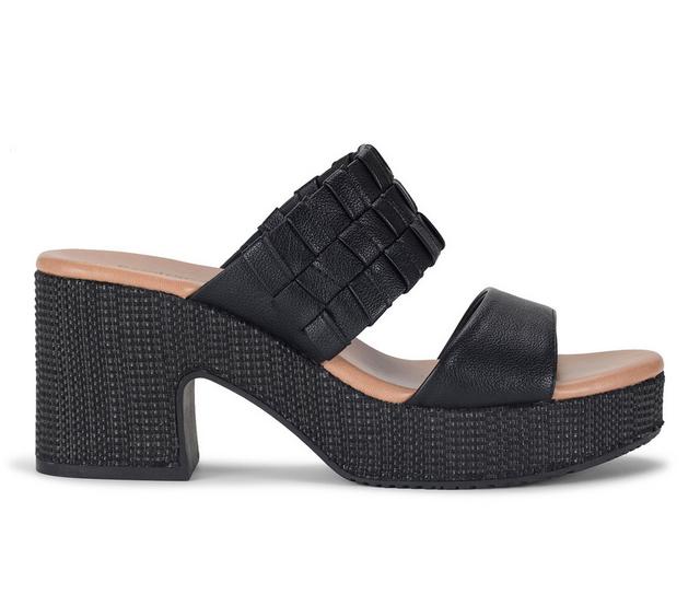 Women's Baretraps Mavis Platform Dress Sandals in Black color