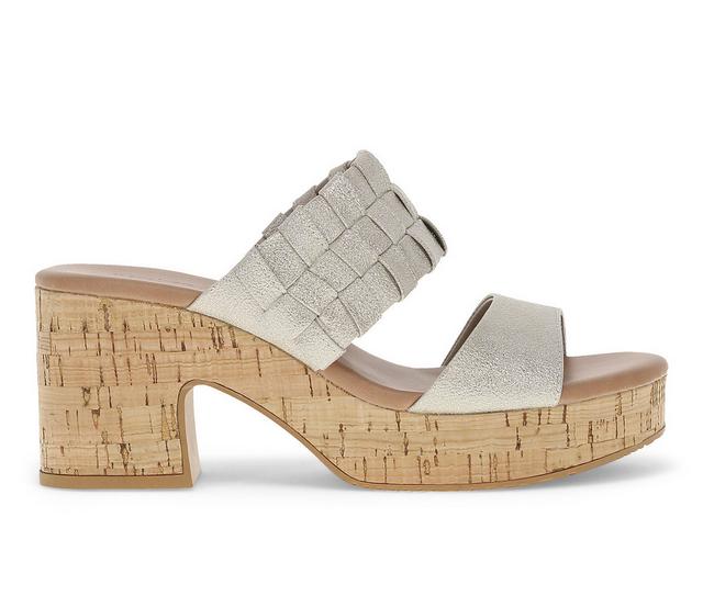 Women's Baretraps Mavis Platform Dress Sandals in Champagne color